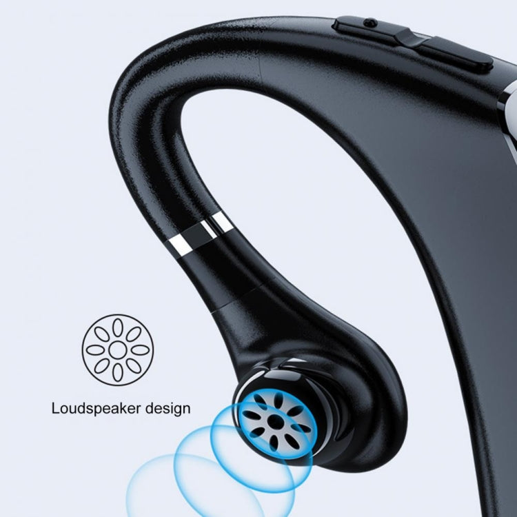 DS800 Bluetooth 5.0 Auricolare Bluetooth wireless sportivo universale stile orecchio sospeso, versione di aggiornamento, Upgrade Version (Black), Upgrade Version (Red)