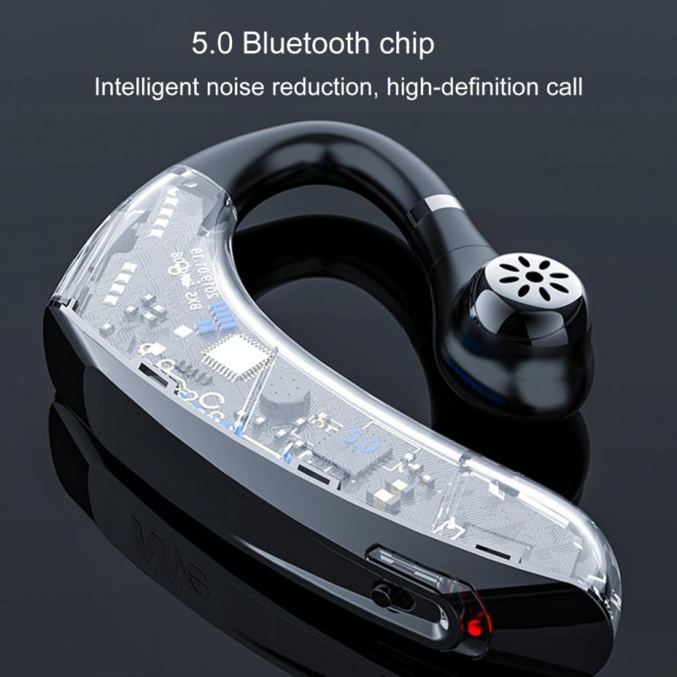 DS800 Bluetooth 5.0 Auricolare Bluetooth wireless sportivo universale stile orecchio sospeso, versione di aggiornamento, Upgrade Version (Black), Upgrade Version (Red)