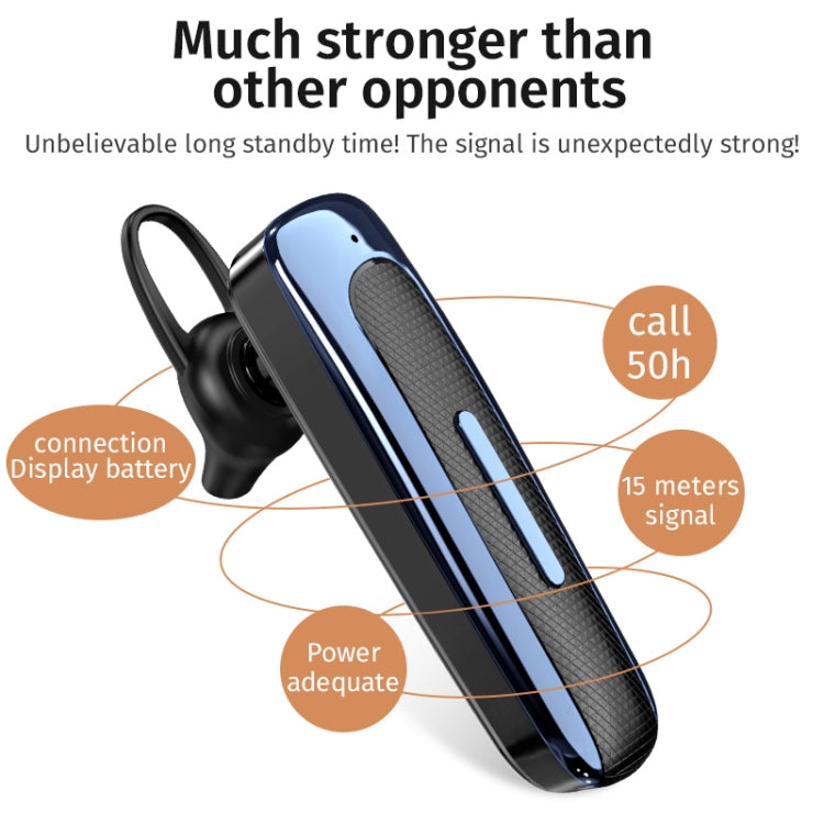 Auricolare Bluetooth unilaterale montato sull'orecchio E1 con riduzione intelligente del rumore
