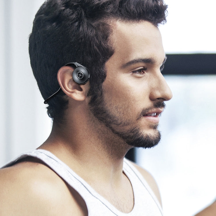 M-1 Auricolare Bluetooth a conduzione ossea con riduzione del rumore tattile montato sul retro con microfono staccabile