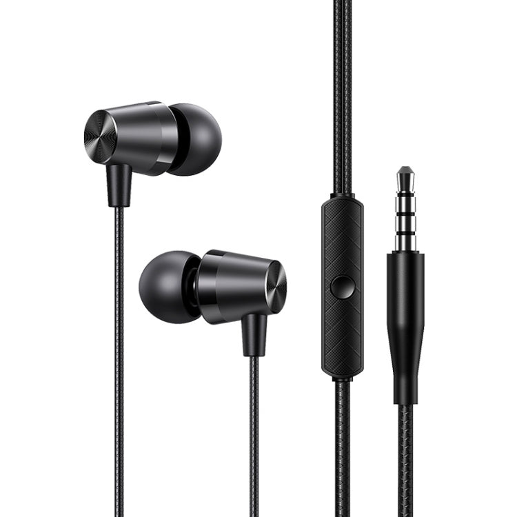 Auricolari intrauricolari cablati in metallo con placcatura da 3,5 mm USAMS EP-42 da 30 pezzi, lunghezza: 1,2 m, confezione in provetta, Test Tube Packaging