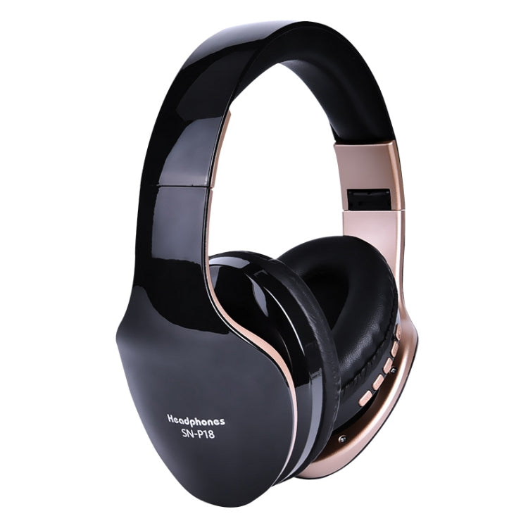 Auricolare wireless Bluetooth 4.0 pieghevole SN-P18 con microfono, supporto scheda TF