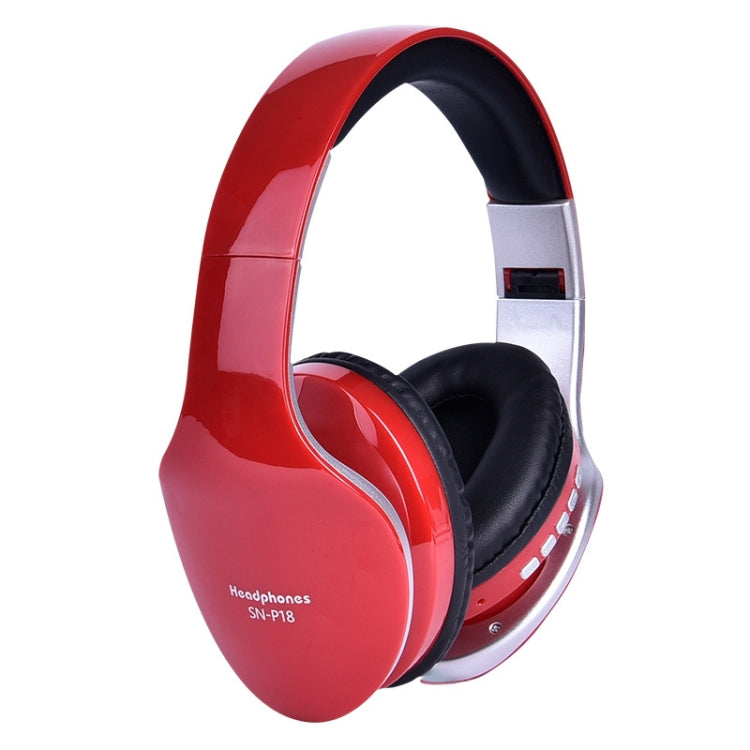 Auricolare wireless Bluetooth 4.0 pieghevole SN-P18 con microfono, supporto scheda TF