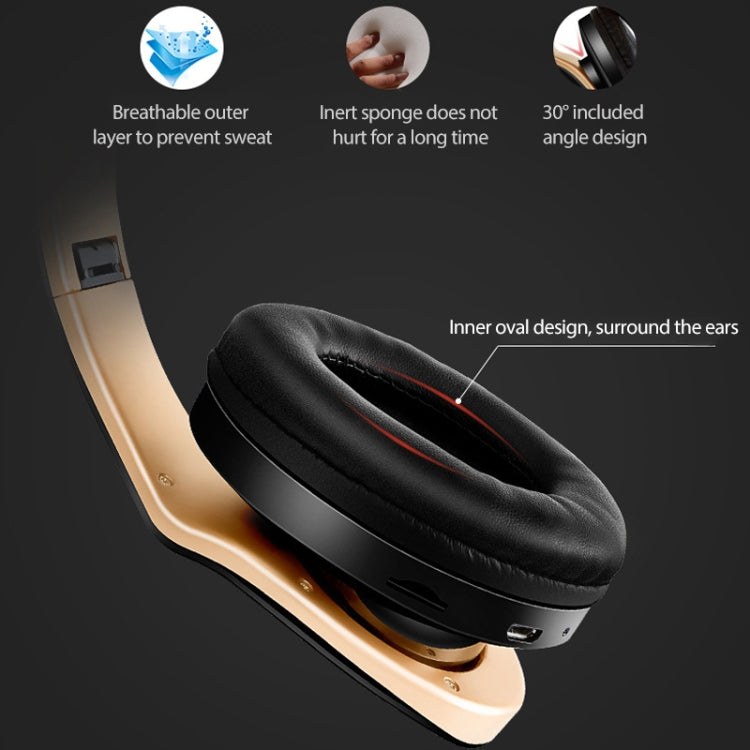 Auricolare wireless Bluetooth 4.0 pieghevole SN-P18 con microfono, supporto scheda TF