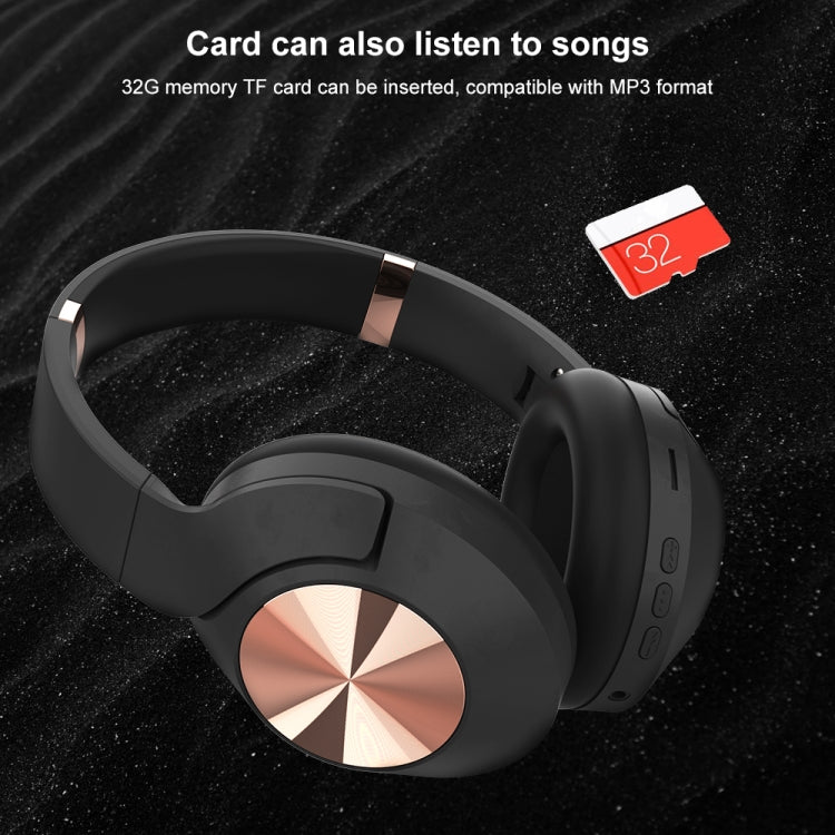Auricolare Bluetooth pieghevole Mucro L36 con slot per scheda SD e scatola di immagazzinaggio