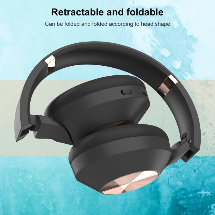 Auricolare Bluetooth pieghevole Mucro L36 con slot per scheda SD e scatola di immagazzinaggio