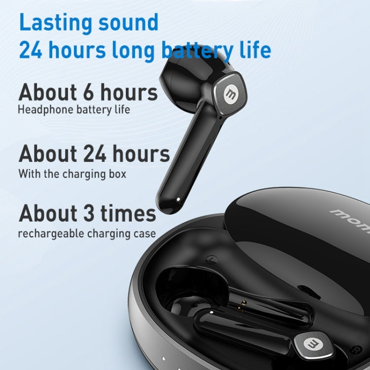 MOMAX Pills Lite3 Auricolari Bluetooth True Wireless con cancellazione del rumore a guscio piccolo