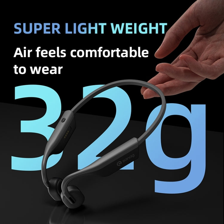 Auricolare sportivo HiFi Bluetooth 5.1 a conduzione aerea Sanag A9S Pro