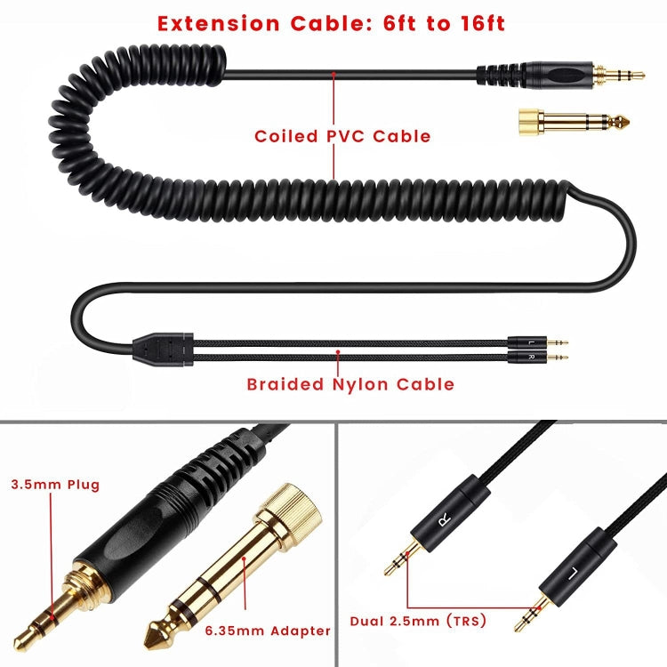 Cavo audio per cuffie ZS0228 per HIFIMAN HE400i HE560 1000