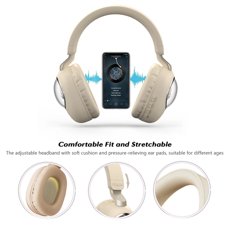 Cuffie stereo Bluetooth B4 RGB Cartoon Cuffie wireless, Purple, Blue, Pink, Black