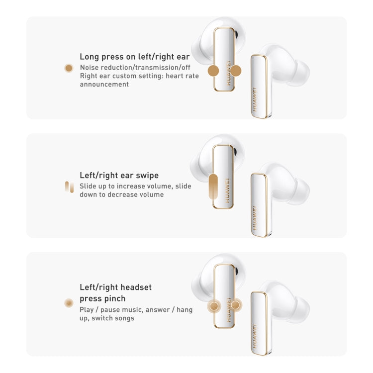 HUAWEI FreeBuds Pro 2 + TWS Percezione extrasensoriale Supporto per auricolari wireless Monitoraggio della frequenza cardiaca e della temperatura corporea, FreeBuds Pro 2 +