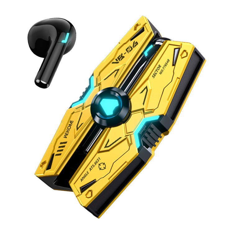 Auricolare Bluetooth in metallo serie WEKOME VB06 Mech, VB06 (Tarnish), VB06 (Yellow)