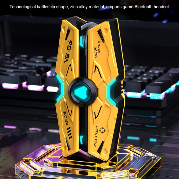 Auricolare Bluetooth in metallo serie WEKOME VB06 Mech, VB06 (Tarnish), VB06 (Yellow)