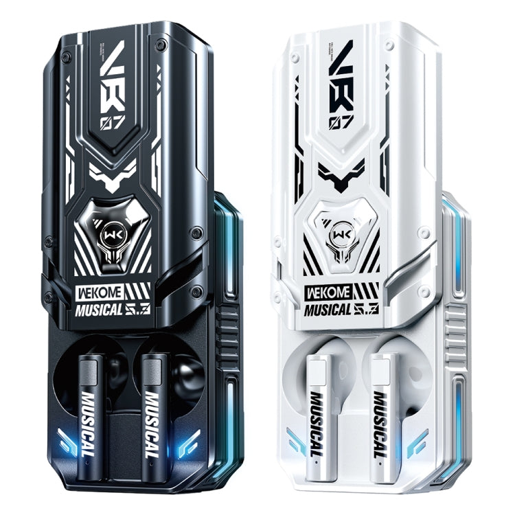 Auricolare Bluetooth wireless WEKOME VB07 serie Mecha Blade, VB07 (Black), VB07 (White)