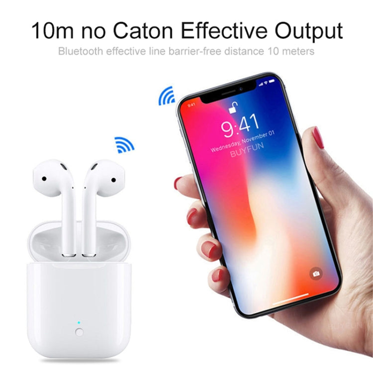 Lanpice XY-PODS10 TWS Auricolare Bluetooth 5.0 Supporto full touch Coperchio aperto Popup Supporto per auricolare Bluetooth Funzione di ricarica wireless