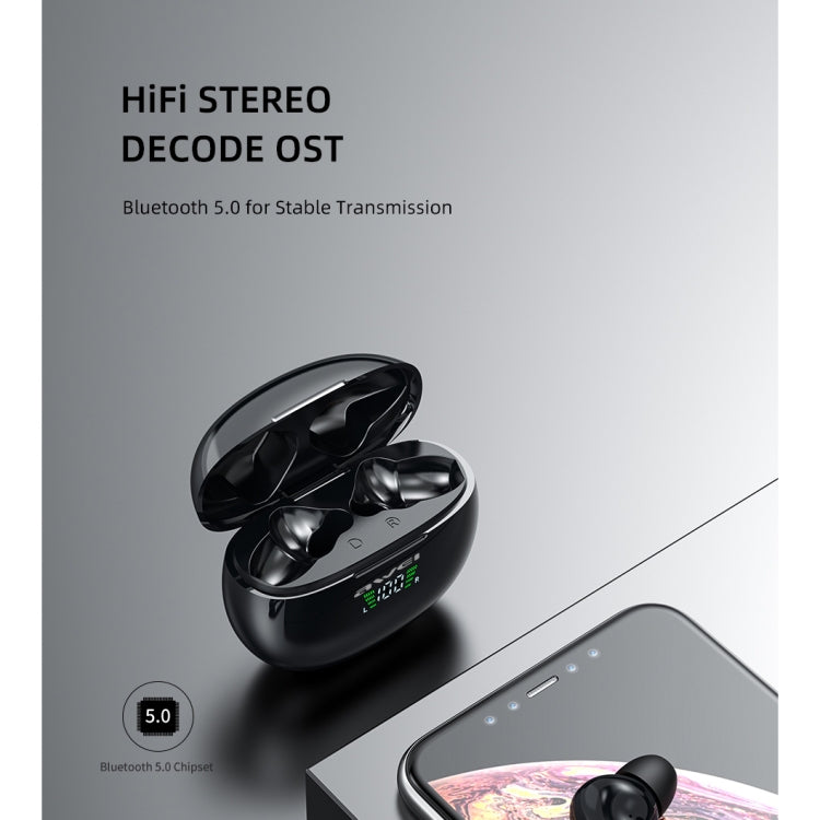 Awei T15P Bluetooth V5.0 TWS Ture Auricolare sportivo wireless con display a LED con custodia di ricarica, T15P