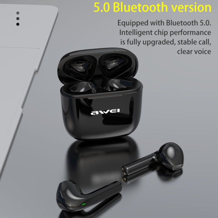Awei T26 TWS Bluetooth V5.0 Ture Auricolare sportivo wireless con custodia di ricarica, T26 Pro