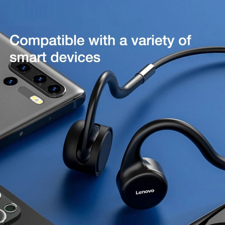 Auricolari wireless a conduzione ossea Bluetooth 5.0 impermeabili Lenovo X5 IPX8, memoria 8G integrata, Lenovo X5
