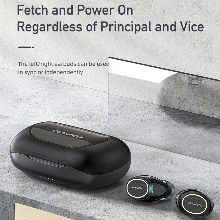 Awei TA3 Bluetooth 5.0 ANC Auricolare Bluetooth wireless con riduzione attiva del rumore, TA3