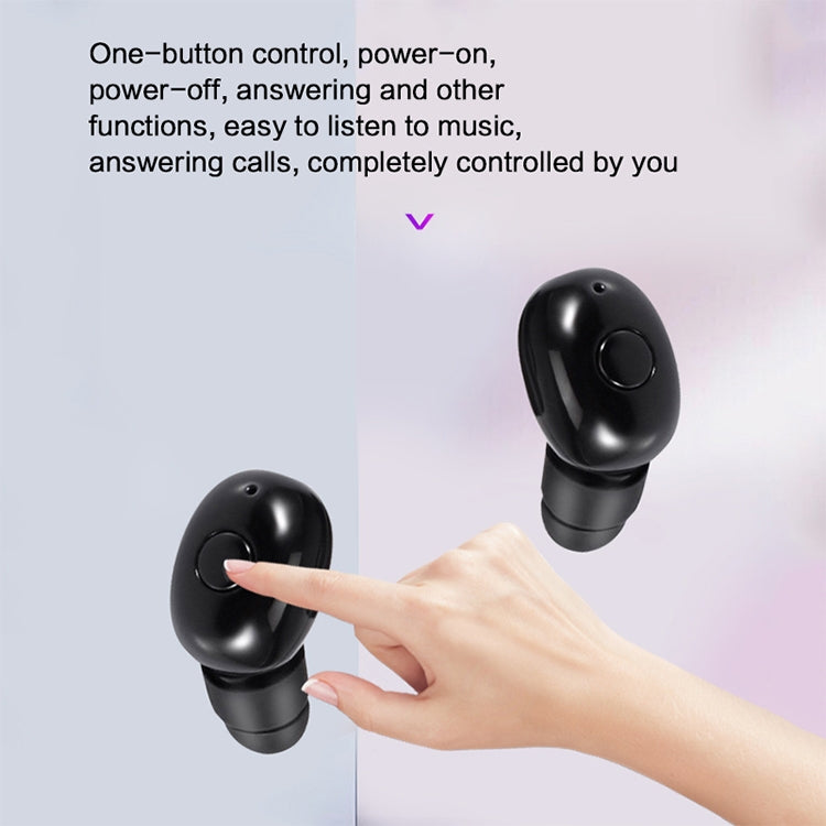 Auricolare Bluetooth wireless Bluetooth 5.0 impermeabile IPX DT-4 con scatola di ricarica magnetica da 350 mAh, supporto per le chiamate, DT-4