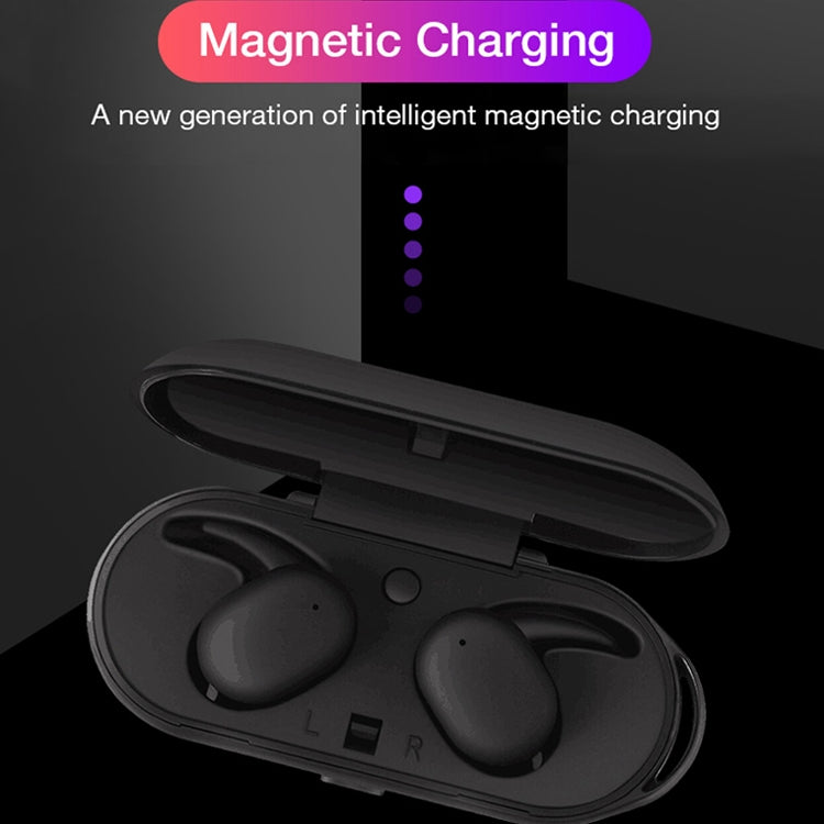 Auricolare Bluetooth wireless Bluetooth 5.0 impermeabile IPX DT-7 con scatola di ricarica magnetica da 300 mAh, chiamata di supporto, DT-7