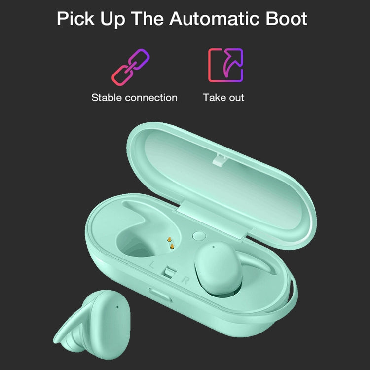 Auricolare Bluetooth wireless Bluetooth 5.0 impermeabile IPX DT-7 con scatola di ricarica magnetica da 300 mAh, chiamata di supporto, DT-7