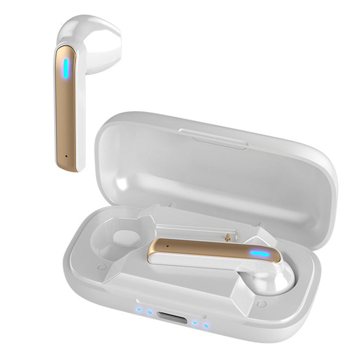 Auricolare Bluetooth semi-in-ear touch BQ02 TWS con scatola di ricarica e indicatore luminoso, supporta chiamate HD e assistente vocale intelligente