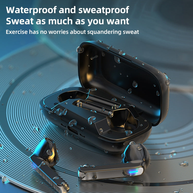Auricolare Bluetooth semi-in-ear touch BQ02 TWS con scatola di ricarica e indicatore luminoso, supporta chiamate HD e assistente vocale intelligente