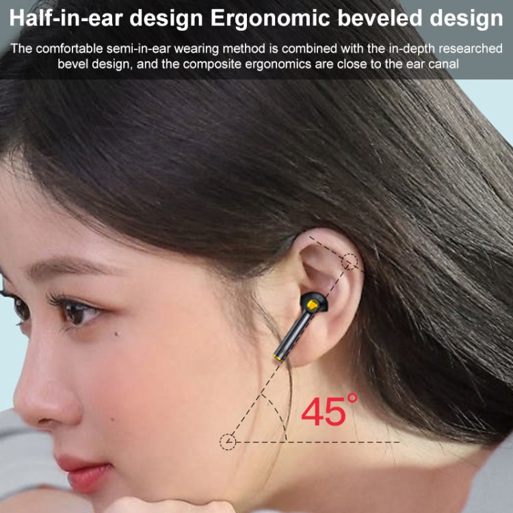 Auricolare Bluetooth semi-in-ear con display digitale impermeabile F730 TWS IPX4, F730 Black