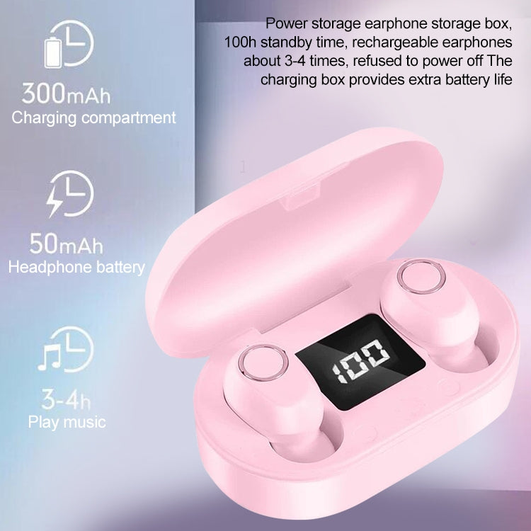 L'auricolare Bluetooth wireless a due orecchie DT-13 supporta il tocco e la ricarica magnetica intelligente