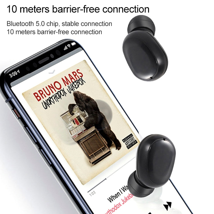 L'auricolare Bluetooth wireless a due orecchie DT-14 supporta la ricarica magnetica touch e intelligente e l'accoppiamento automatico all'accensione