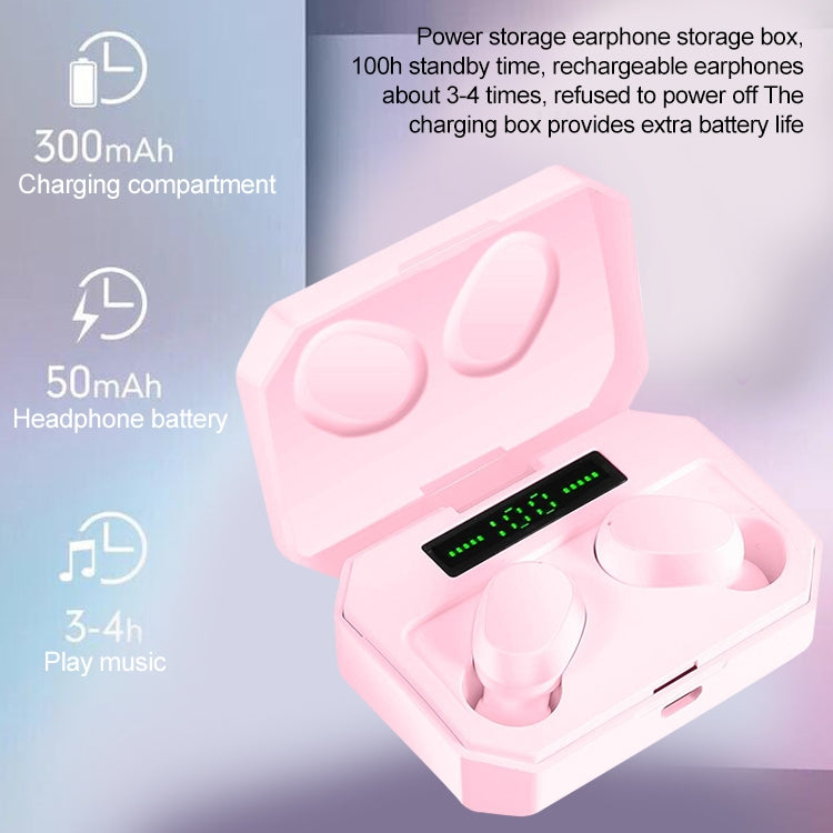L'auricolare Bluetooth wireless a due orecchie DT-14 supporta la ricarica magnetica touch e intelligente e l'accoppiamento automatico all'accensione
