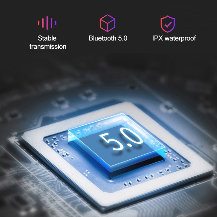 L'auricolare Bluetooth wireless a due orecchie DT-15 supporta la ricarica magnetica touch e intelligente e l'accoppiamento automatico all'accensione