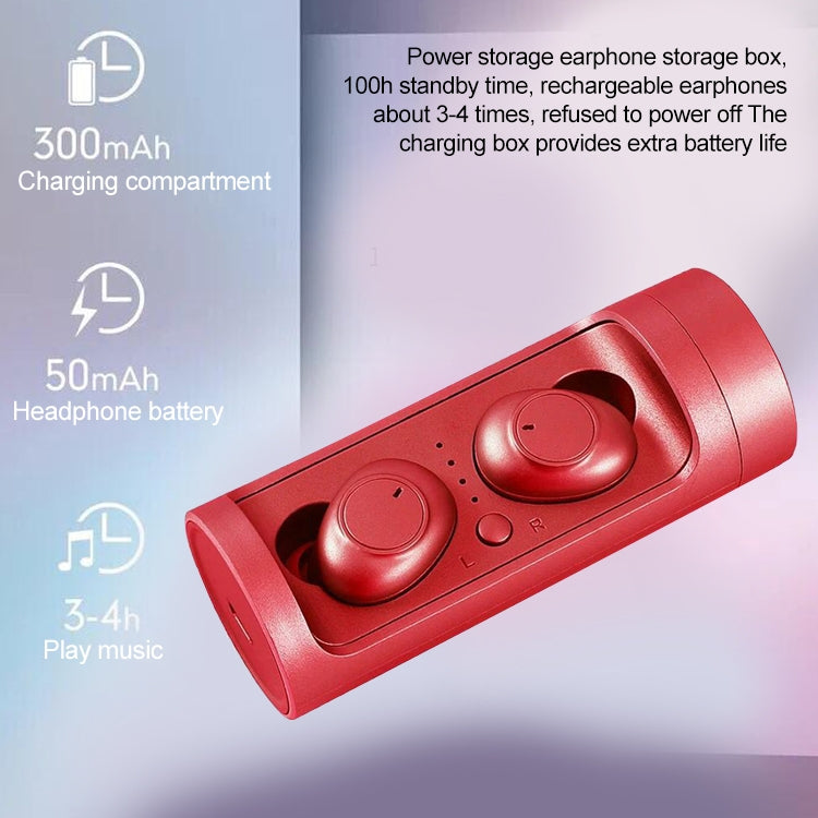L'auricolare Bluetooth wireless a due orecchie DT-15 supporta la ricarica magnetica touch e intelligente e l'accoppiamento automatico all'accensione