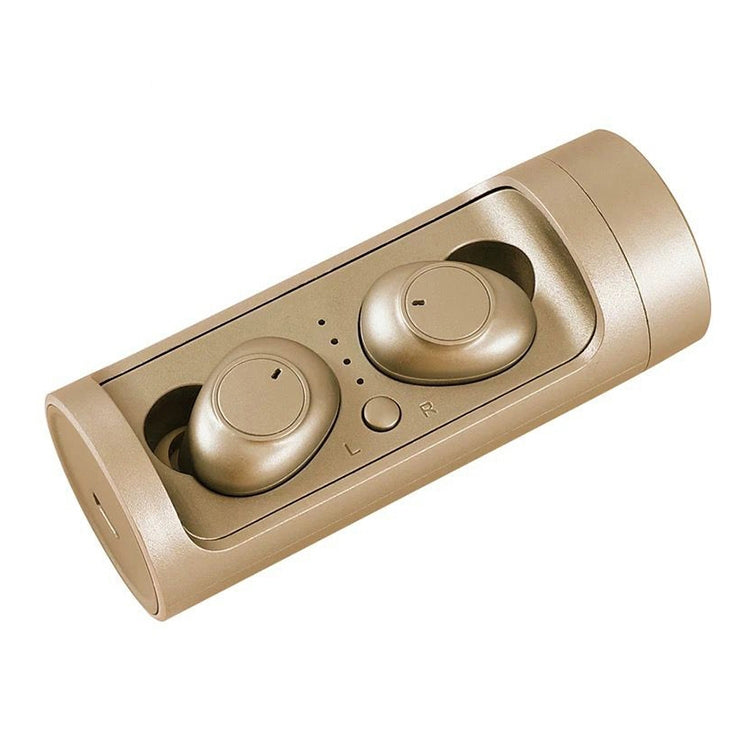 L'auricolare Bluetooth wireless a due orecchie DT-15 supporta la ricarica magnetica touch e intelligente e l'accoppiamento automatico all'accensione