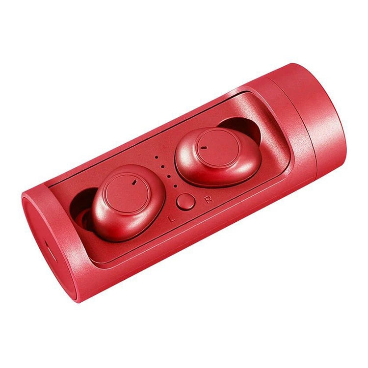 L'auricolare Bluetooth wireless a due orecchie DT-15 supporta la ricarica magnetica touch e intelligente e l'accoppiamento automatico all'accensione