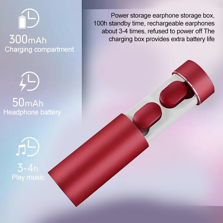 L'auricolare Bluetooth wireless a due orecchie DT-16 supporta la ricarica magnetica touch e intelligente e l'accoppiamento automatico all'accensione