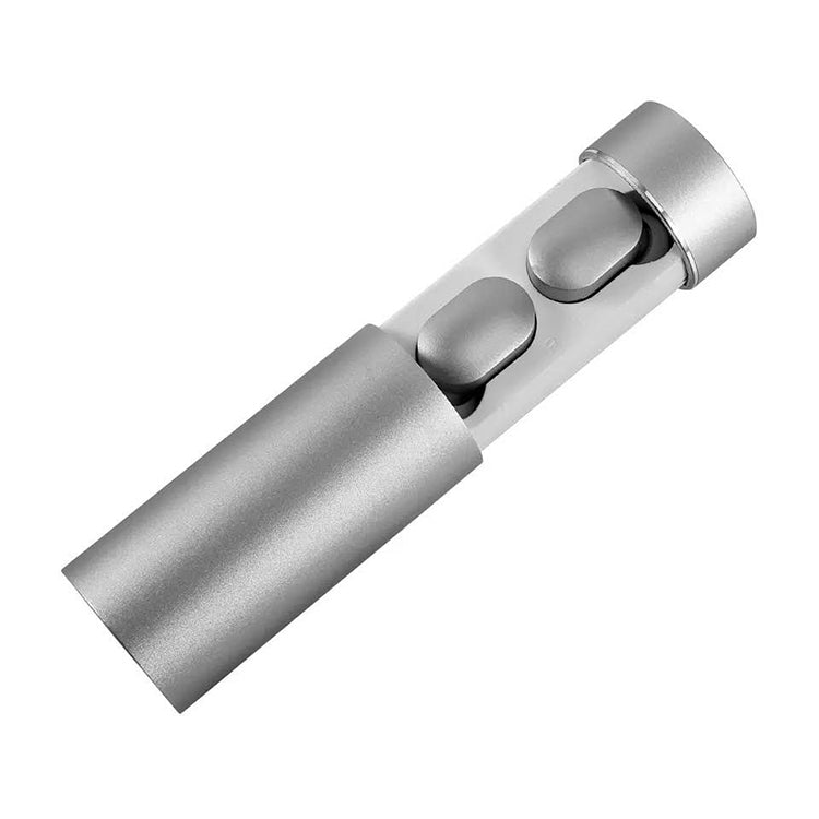 L'auricolare Bluetooth wireless a due orecchie DT-16 supporta la ricarica magnetica touch e intelligente e l'accoppiamento automatico all'accensione