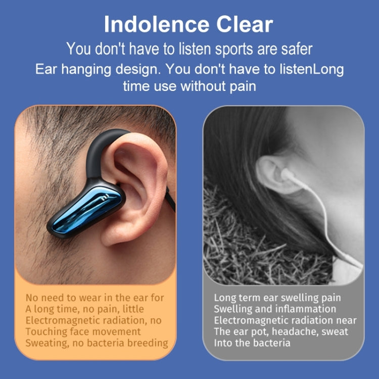 Auricolare wireless Bluetooth con orecchio sospeso M-D8 IPX5 impermeabile per passaggio osseo