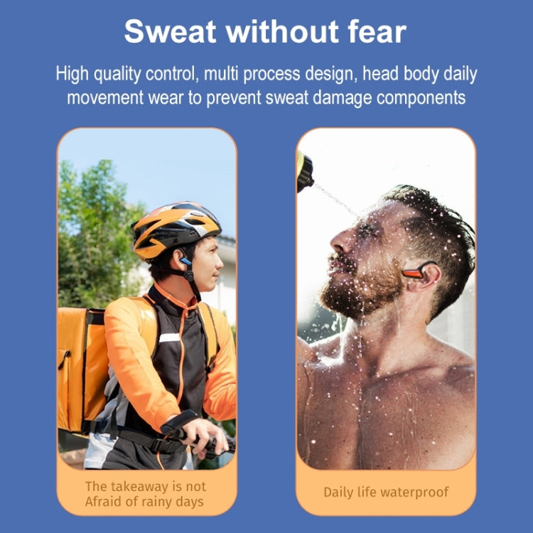 Auricolare wireless Bluetooth con orecchio sospeso M-D8 IPX5 impermeabile per passaggio osseo