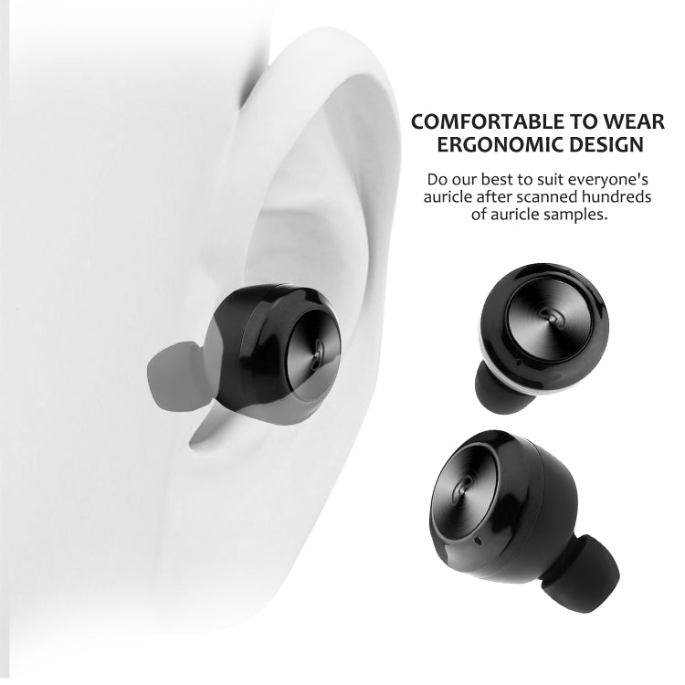 Auricolare Bluetooth 5.0 wireless BTH-A6 con scatola di ricarica magnetica, BTH-A6