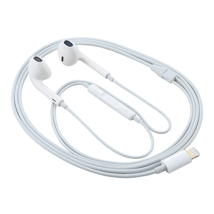 Auricolare cablato con spina a 8 pin, supporto chiamate e musica, lunghezza cavo: 1,2 m, Support Music And Calls