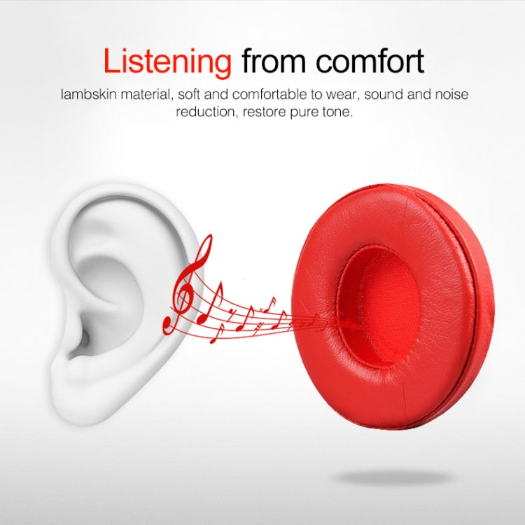 Custodia protettiva in pelle per cuffie da 1 paio per Beats Solo2.0 / Solo3.0, versione cablata