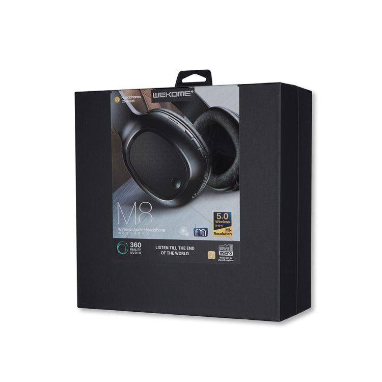 WK M8 Bluetooth 5.0 Fashion Design Cuffie Bluetooth musicali, supporto scheda TF
