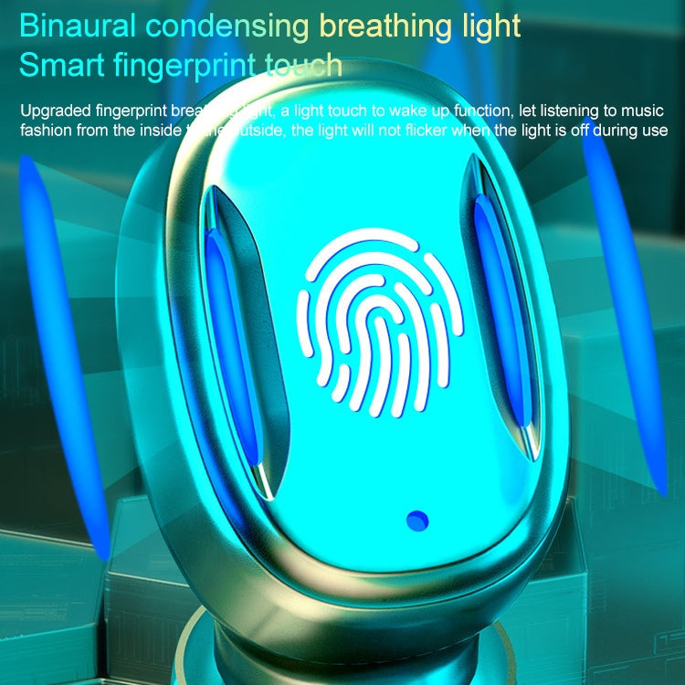 Auricolare Bluetooth A22 versione inglese con display digitale estraibile con scatola di ricarica magnetica, supporto Touch Light e Power Bank, English Version