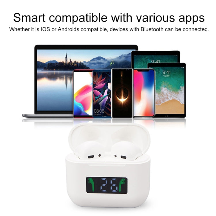 Mini auricolare Bluetooth wireless TWS con display digitale touch in-ear Pro 8