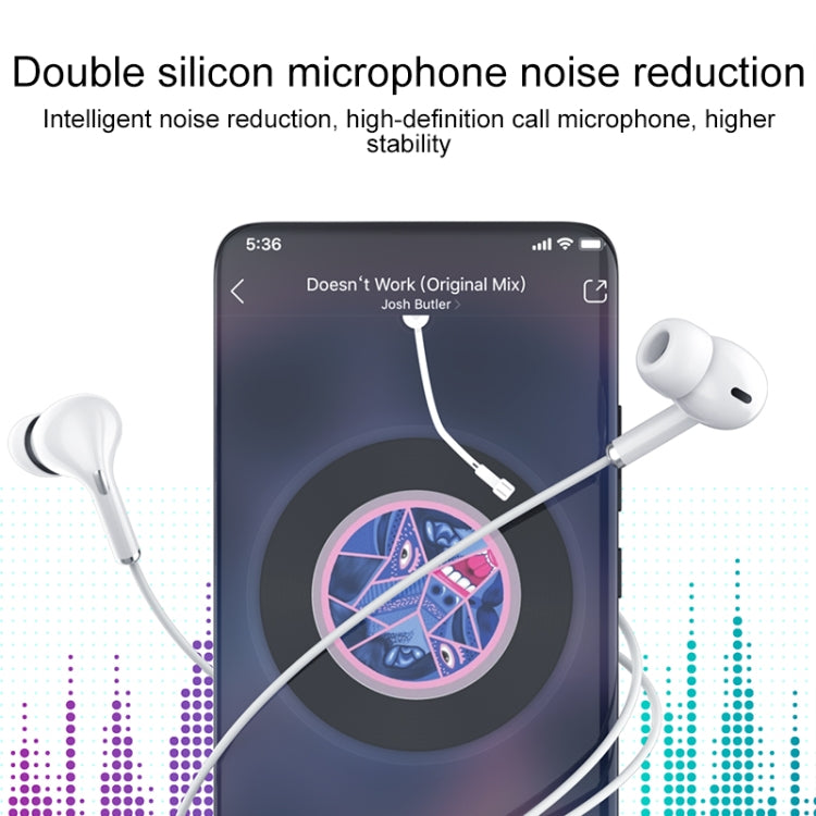 IVON E51 Auricolare In-Ear da 3,5 mm con cancellazione intelligente del rumore