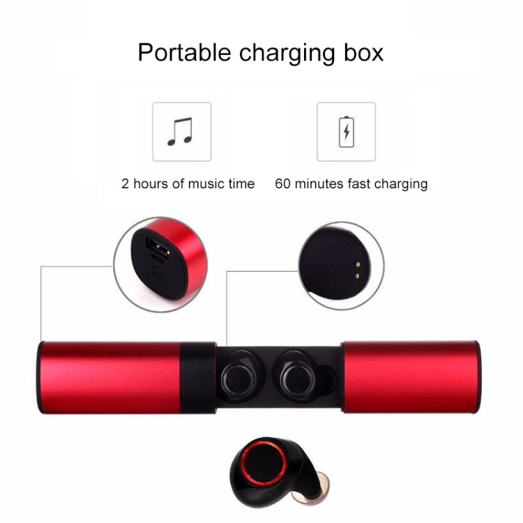 Auricolari wireless Bluetooth V5.0 Ear-in TWS tipo S2 a cassetto