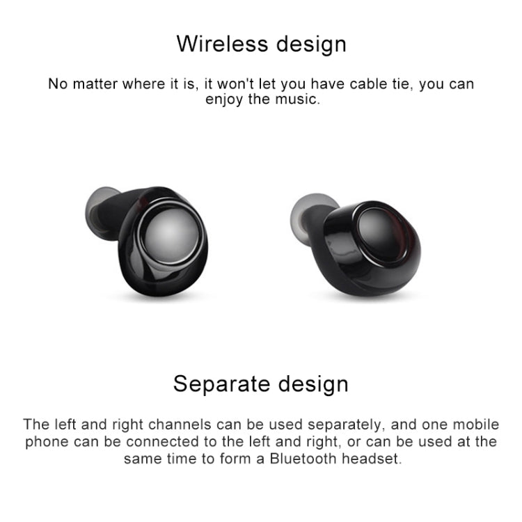 Auricolari wireless Bluetooth V5.0 Ear-in TWS tipo S2 a cassetto