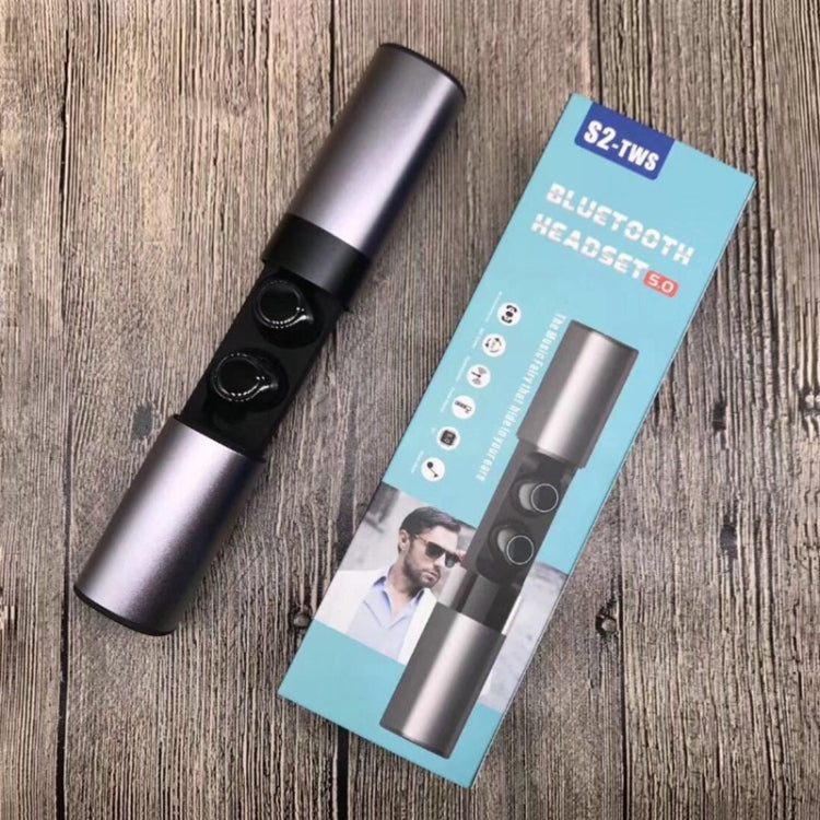 Auricolari wireless Bluetooth V5.0 Ear-in TWS tipo S2 a cassetto